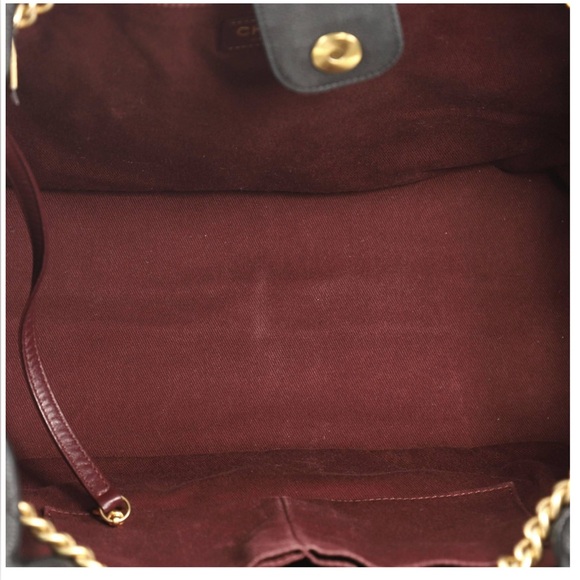 Chanel Globetrotter Drawstring Shopping Tote Quilted Iridescent Caviar Large - Picture 4 of 7